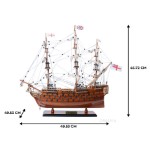 T175 Victory Small Tall Ship Model 